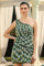 Homecoming Dresses Fitted Short Homecoming Beaded Dress Bright Emerald