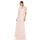 Formal Dresses Ruffle Tired Formal Print Long Dress Rose Multi
