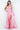 Prom Dresses Long Fitted Formal 3D Applique Prom Dress Pink