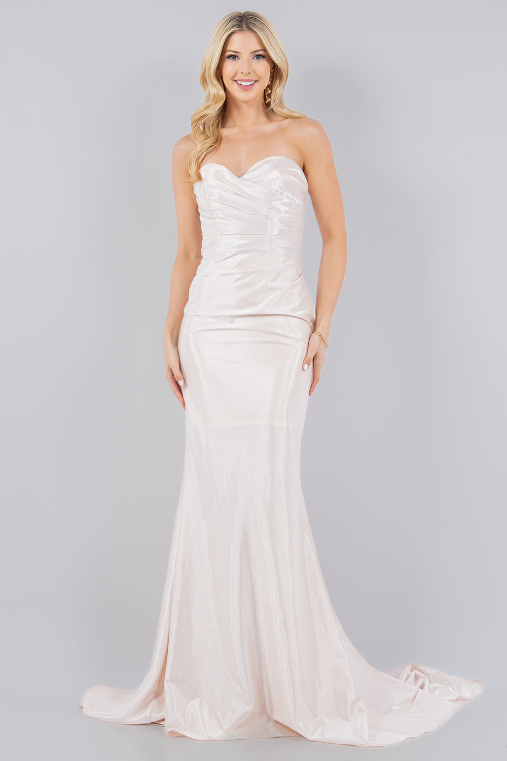 casual beach wedding dresses under $100 White High Low Sweetheart Spaghetti Straps Simple Beach Wedding Dresses,  MW223 main image 0