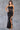 Prom Dresses Long Fitted Formal 3D Floral Applique Prom Dress Black