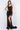 Prom Dresses Long Fitted Corset Formal Slit Prom Dress Black