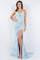 Prom Dresses Fitted Long Formal Corset Prom Dress Blue