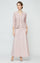 Mother of the Bride Dresses Long Petite Glitter Lace Mother of the Bride Jacket Dress Blush