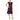 Cocktail Dresses Short Cap Sleeve Formal Dress Eggplant