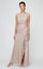 Formal Dresses Long Formal Petite Ruffle Lace Evening Dress Buff