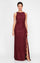 Formal Dresses Long Formal Petite Ruffle Lace Evening Dress Wine