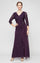 Mother of the Bride Dresses Beaded Petite Long Formal Mother of the Bride A Line Dress Eggplant