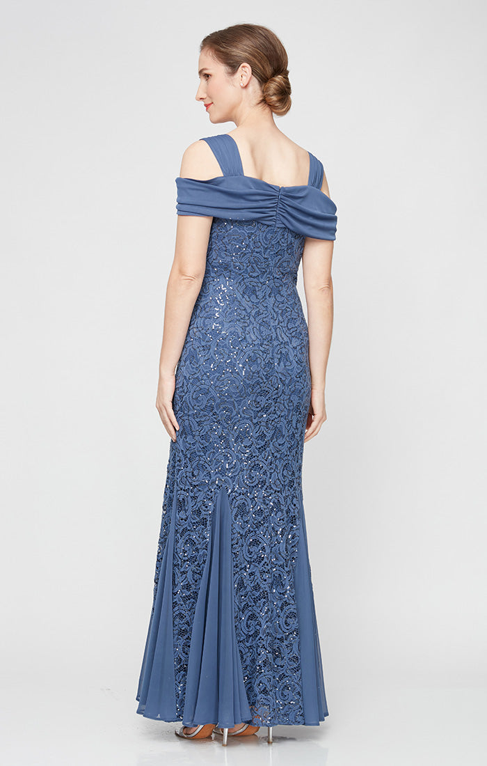 Alex Evenings 81122593 Formal Long A Line Evening Dress