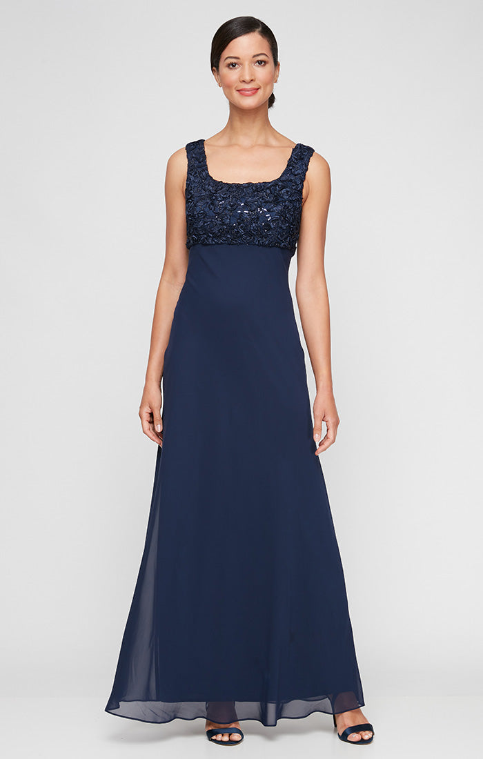 Mother of the Bride Dresses Lace Long Formal Mother of the Bride Dress Navy