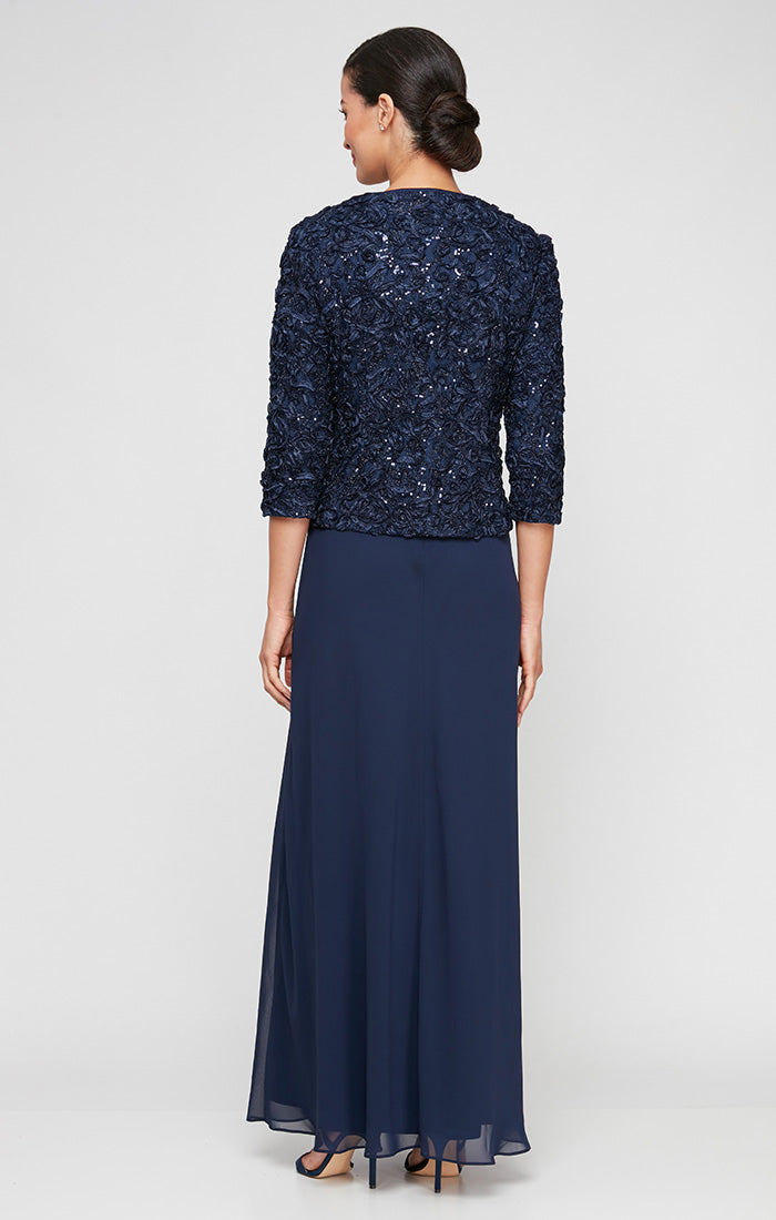 Mother of the Bride Dresses Lace Long Formal Mother of the Bride Dress Navy