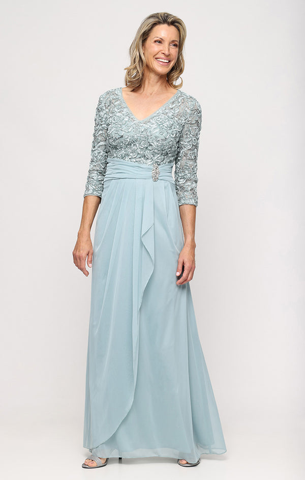 dresses with empire waist and sleeves La Femme while the long puff sleeves with elasticated cuffs create gentle volume Cavosen Wrap Dresses for Women
