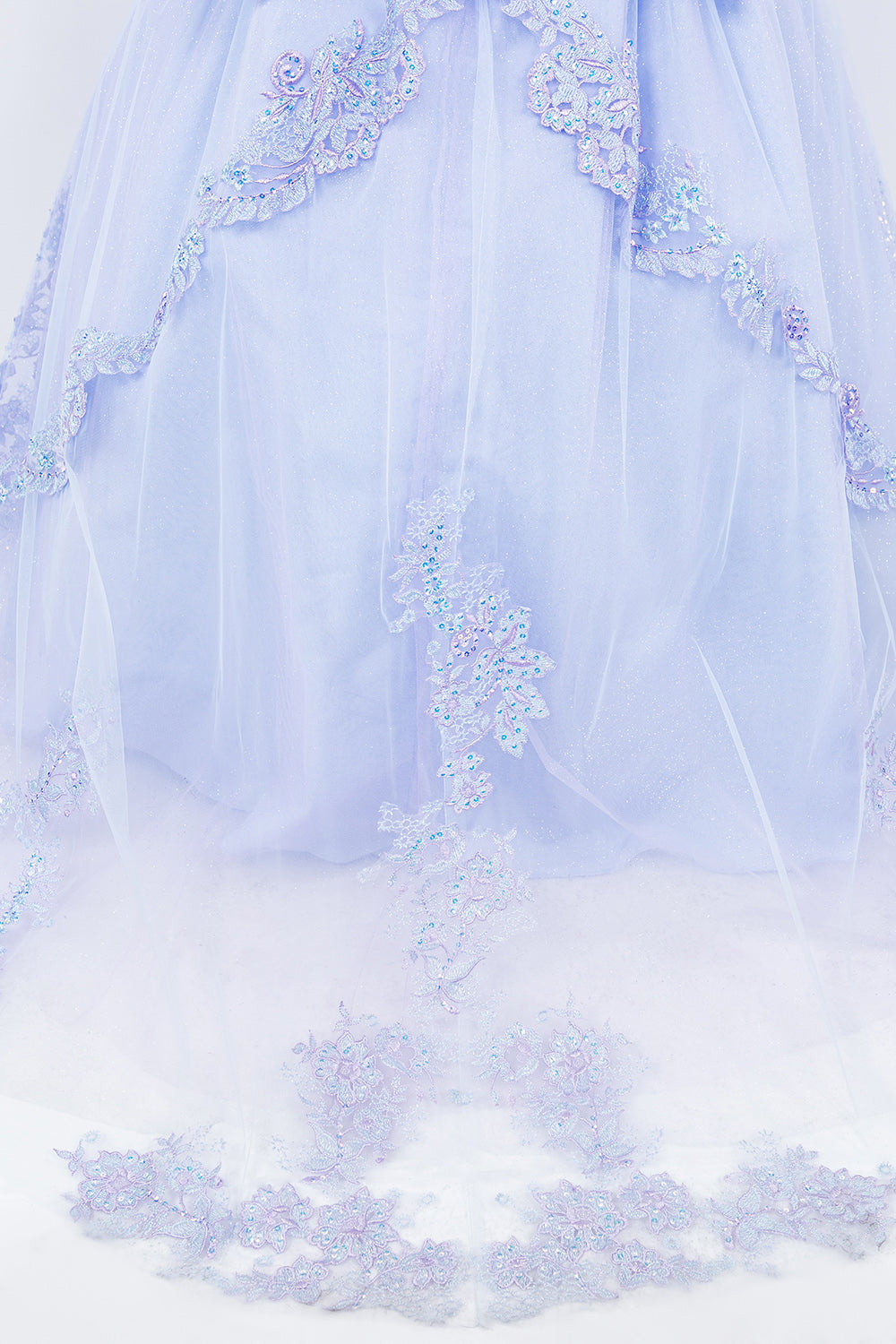 Cinderella Couture 8115 Feather Lace Applique A Line Flower Girl Dress