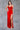 Prom Dresses Fitted Long Formal Beaded Corset Prom Dress Red