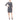 Mother of the Bride Dress Short 3/4 Sleeve Lace Dress Navy/Pink