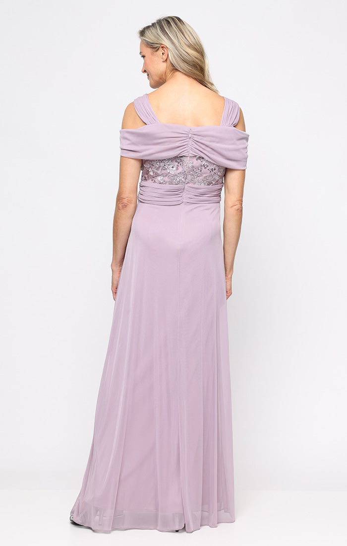 Formal Dresses Long Formal A Line Evening Dress Alex Evenings 81171925 Wisteria
