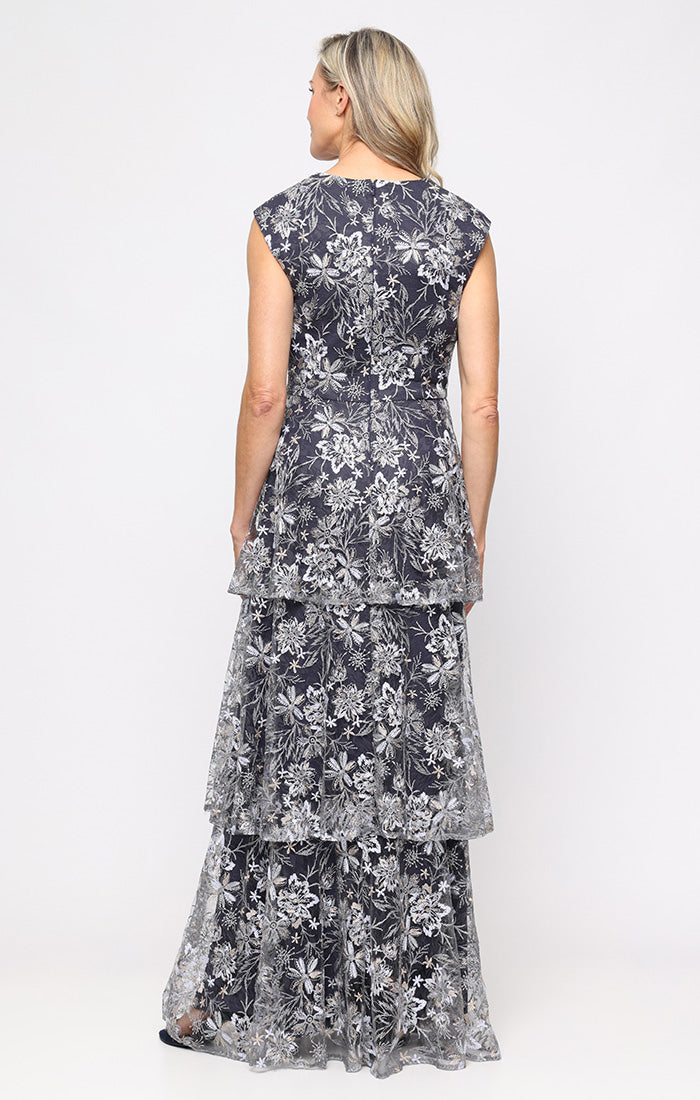 Sweetheart Floor-Length Lace Formal A-Line Gown Alex Evenings AE81171952