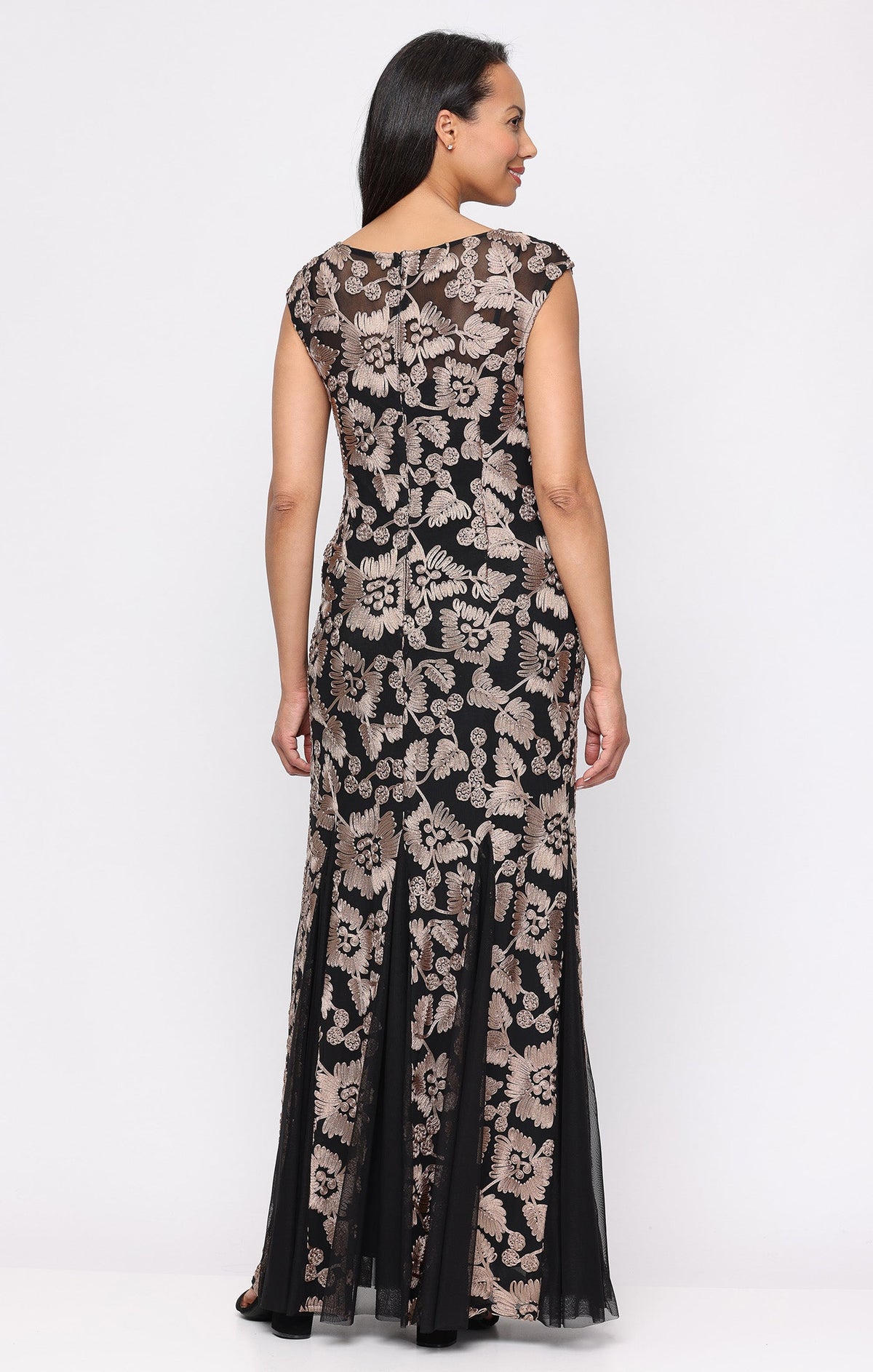 Alex Evenings 82172004 Scoop Floor-Length Lace Evening Mermaid/Trumpet