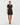 Cocktail Dresses Short Homecoming Pleated Blazer Mini Cocktail Dress Black