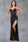 Prom Dresses Long Formal Fitted Sequin Corset Prom Dress Black