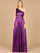 Formal Dresses Long Formal A Line Metallic Prom Dress Purple