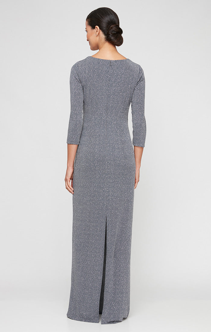 Alex Evenings 8127849 Formal Long Mother of the Bride Ruffle Dress