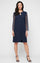 Mother of the Bride Dresses Short Mother of the Bride Metallic Jacket Dress Dark Navy