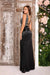Prom Dresses Beaded Top Long Fitted Formal Evening Prom Dress Black