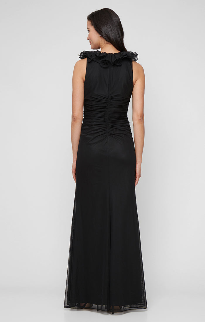 Alex Evenings 81321036 Long Ruffle Formal Evening Dress