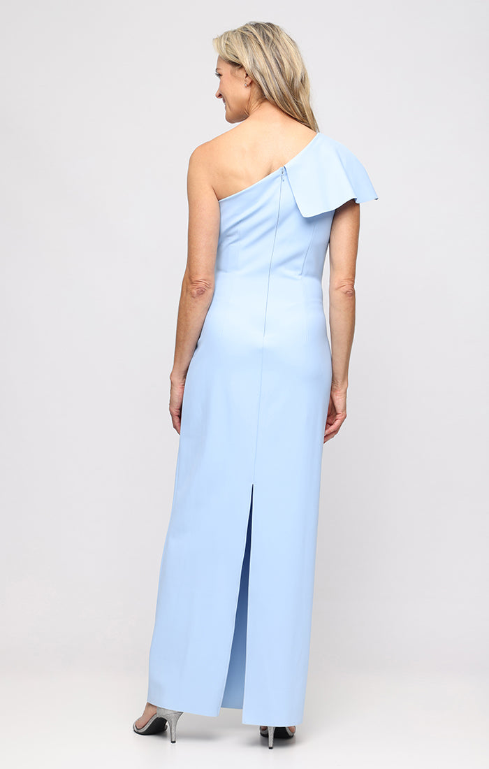 Formal Dresses Ruffle Long Formal Dress Alex Evenings 8134451 Hydrangea