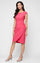Mother of the Bride Dresses Pleated Short Mother of the Bride Cocktail Dress Geranium