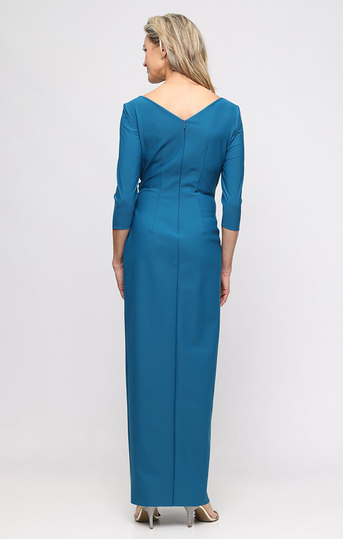 Mother of the Bride Dresses Ruffle Long Formal Mother of the Bride Dress Alex Evenings 8134476 Mid Teal
