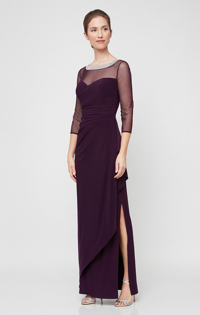 Mother of the Bride Dresses Formal Long Mother of the Bride Dress Eggplant