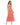 Formal Dresses Fitted tea Length Layered Formal Dress Orange Multi