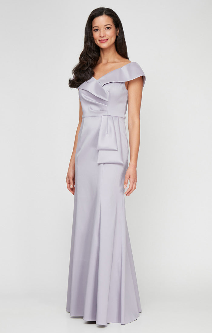 Formal Dresses Pleated Formal Long Evening Dress Lavender