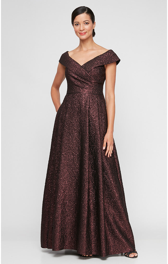 Formal Dresses Ball Gown Long Formal Evening Dress Maroon