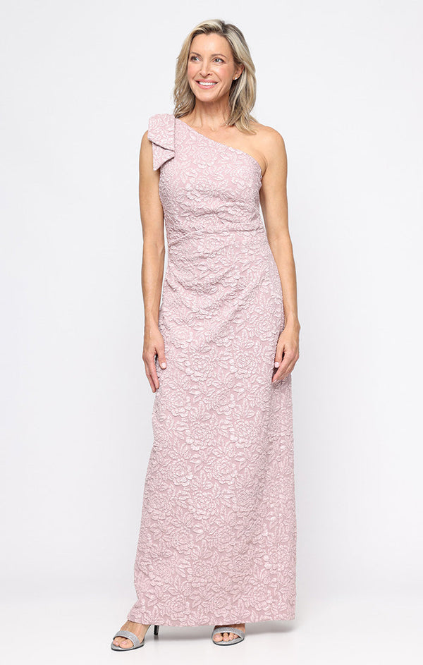 Long Floral Lace Applique Formal Dress Alex Evenings 8157049