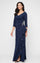 Mother of the Bride Dresses Formal Long Mother of the Bride Ruffle Dress Navy