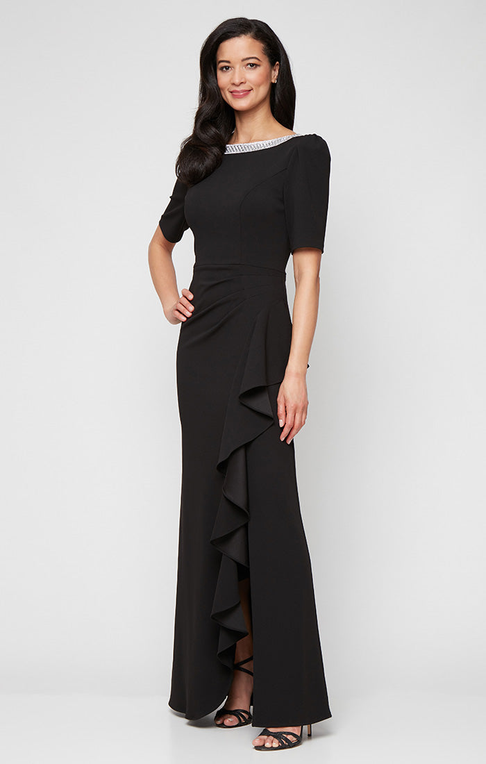 Alex Evenings 8160436 Formal Long Mother of the Bride Ruffle Dress The Dress Outlet Alex Evenings 8160436 Formal Long Mother of the Bride Ruffle Dress The Dress Outlet