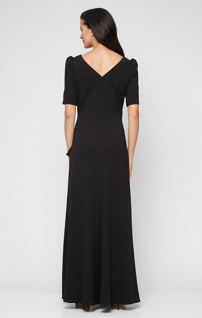 Alex Evenings 8160436 Formal Long Mother of the Bride Ruffle Dress