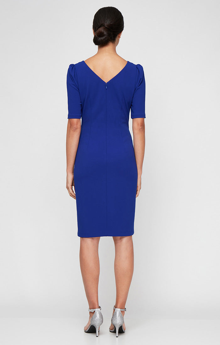 Homecoming Dresses Short Cocktail Mother of the Bride Mini Dress Royal