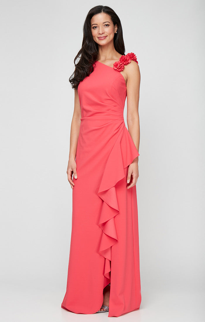 Alex Evenings 8160498 Long Ruffle Formal Evening Dress The Dress Outlet Alex Evenings 8160498 Long Ruffle Formal Evening Dress The Dress Outlet