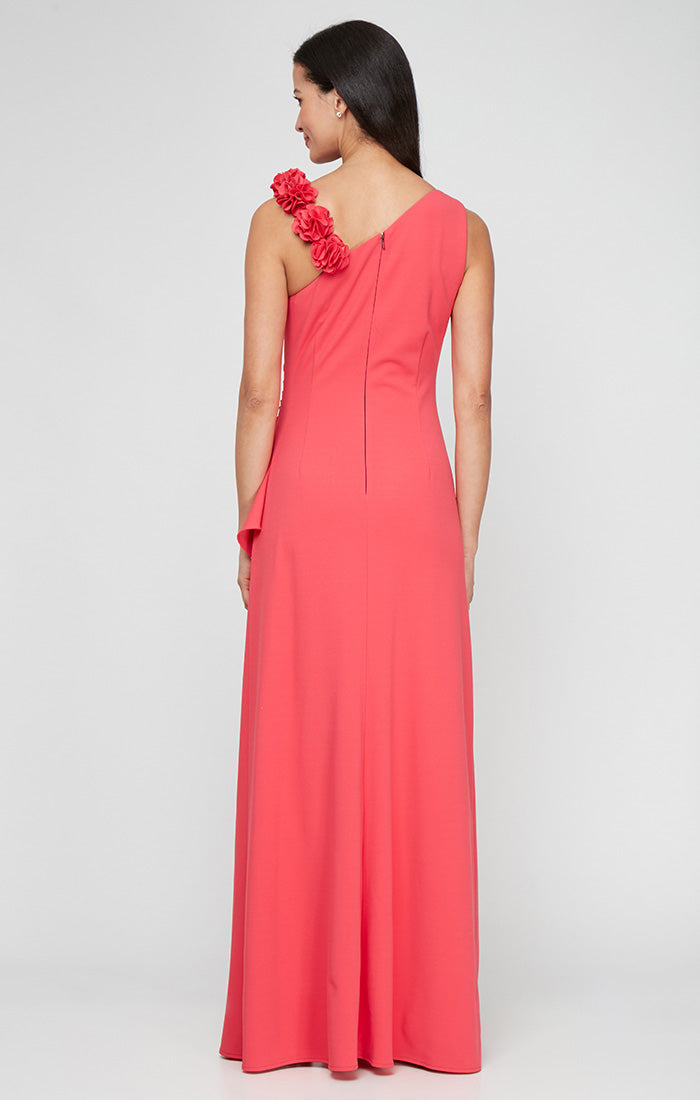green emerald velvet dress Alex Evenings 8160498 Long Ruffle Formal Evening Dress – The Dress Outlet