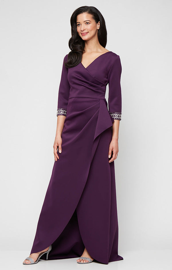 Alex Evenings 8460527 Long Formal Plus Size Mother of the Bride Dress