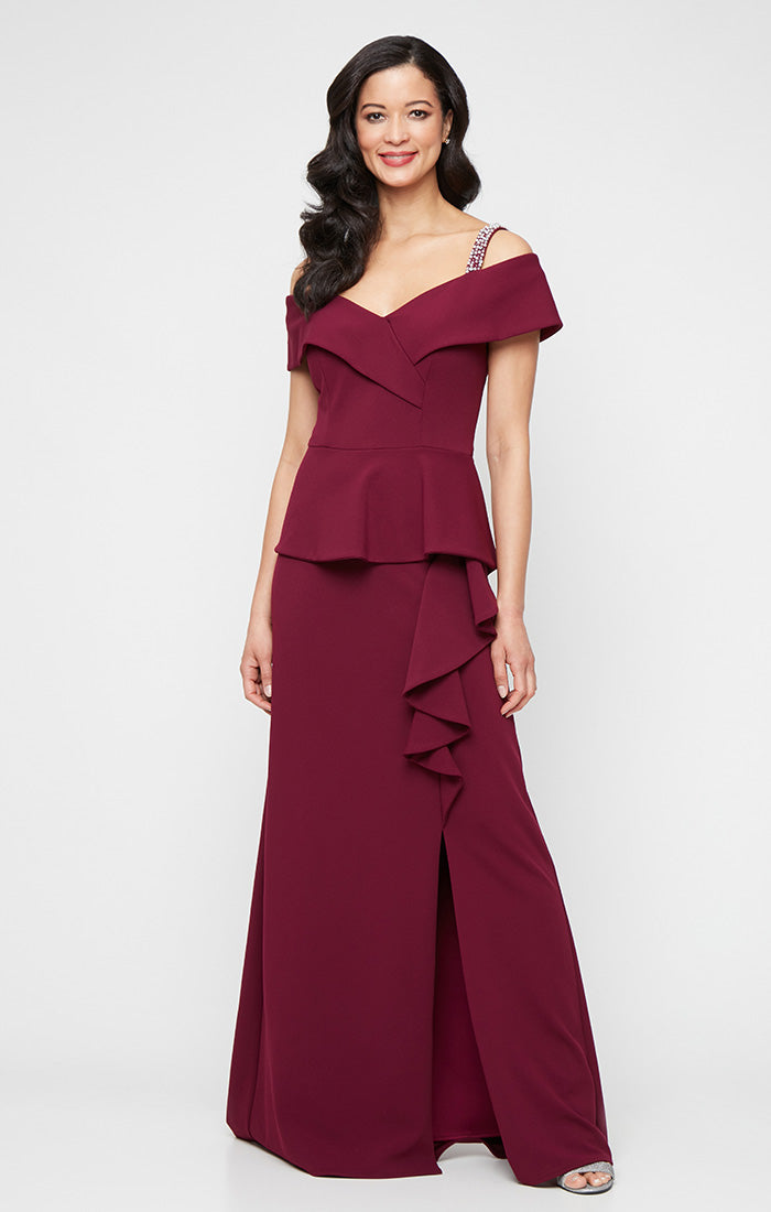 Formal Dresses Long Formal Evening Peplum Dress Passion