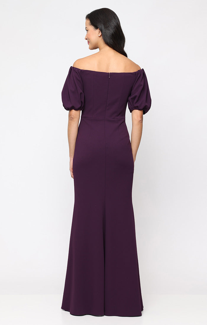 Alex Evenings 8160532 Ruffle Long Formal Dress – The Dress Outlet