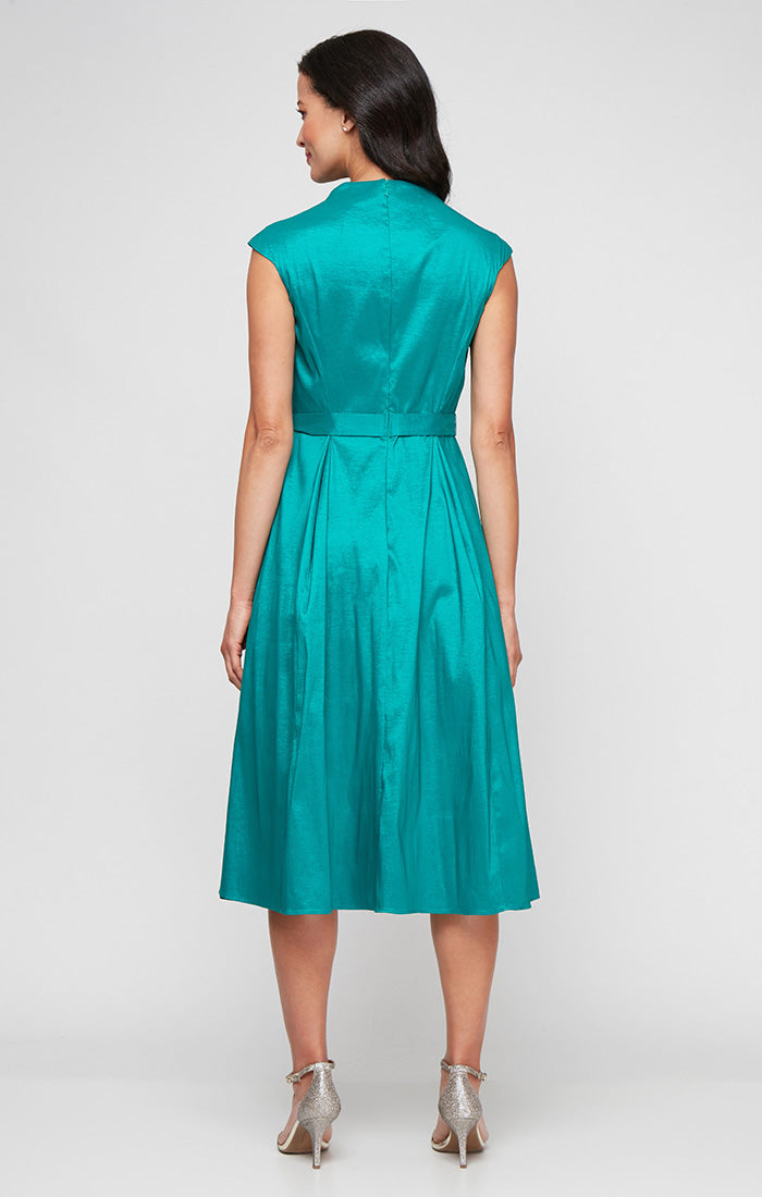 Alex Evenings 8266698 Short Petite Cocktail A Line Tea Length Dress
