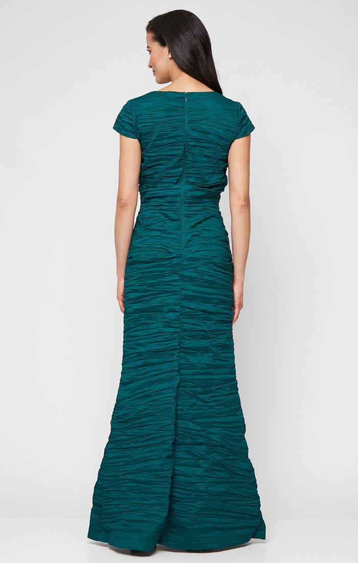 Mother of the Bride Dresses Formal Long A Line Evening Dress Emerald Green