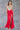 Prom Dresses Fitted Long Formal Beaded Prom Slit Dress Red/Silver