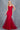 Prom Dresses Fitted Formal Long Floram Prom Mermaid Dress Burgundy